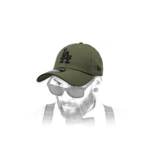 Cap LA grün grau Cap League Ess LA 9Forty olive black